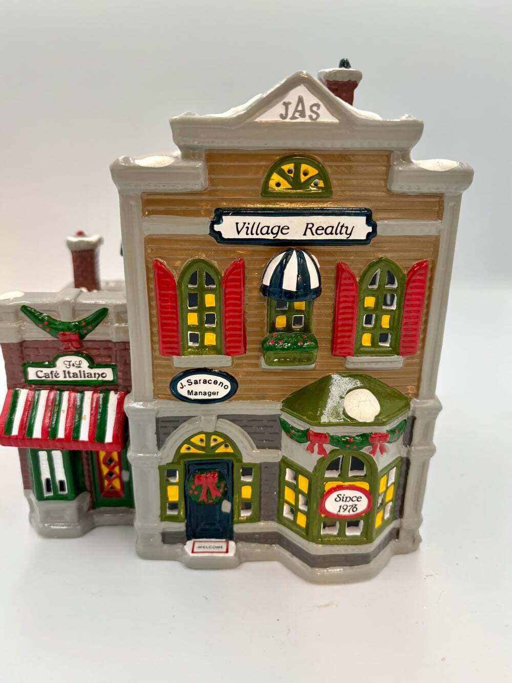 Department 56 Snow Village "Village Realty" Lighted Building | Christmas in the